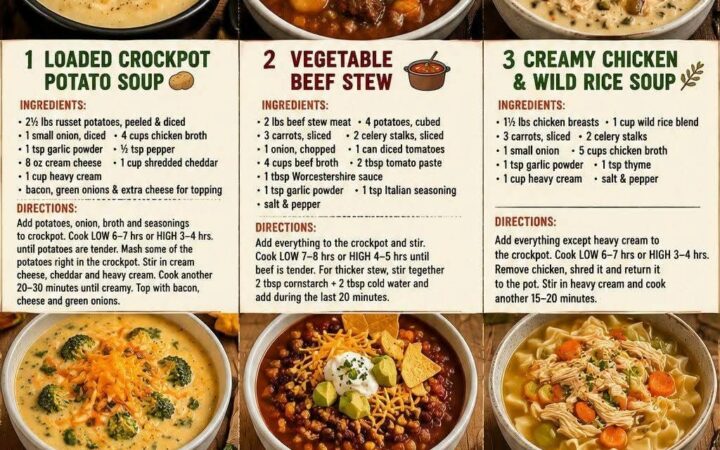easy soup poster recipe