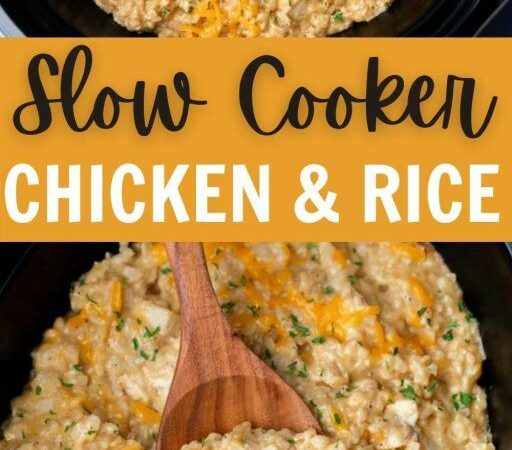 slow cooker chicken and rice recipe